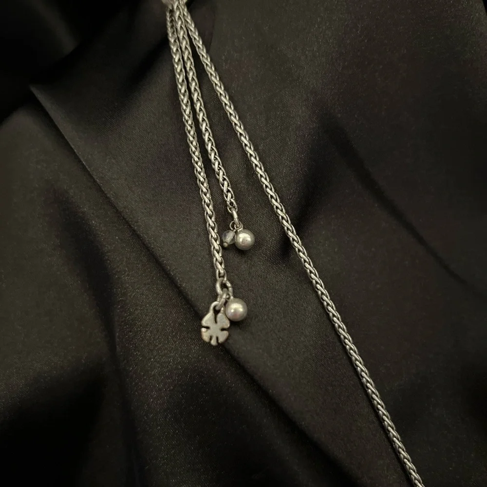 Gently used, Lucky Brand adjustable statement necklace.
